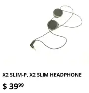 CHATTERBOX X2 SLIM X2 Slim-P UNIVERSAL HEADSET SPEAKERS ONLY CBX2SLIMSPKR-P
