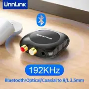 Unnlink 192KHz Digital to Analog Audio DAC Converter Bluetooth Spdif Optical Tos