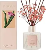 Cocorrína Reed Diffuser Sets - 200ml English Garden Scented Diffuser with 8 Sticks Home Fragrance for Bedroom Bathroom Living Room, Home & Office Decor