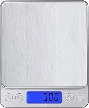 Digital Kitchen Scale - 500g 0.001oz/ 0.01g Pocket Cooking Scale, Mini Food Scale, Pro Electronic Jewelry Scale with Back-Lit LCD Display