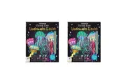 2x Art Maker Picture Etch Underwater Worlds Colouring Activity Book Art Craft