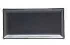 8.75" x 5" Matte Black Sushi Plate Made in Japan