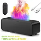 USB Ultrasonic Aroma Air Humidifier Flame Light Purifier Essential Oil Diffuser