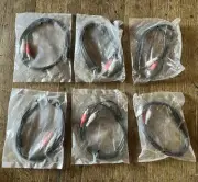 Y-Cable 3.5mm Stereo - Two RCA 6’ (pak of 6)