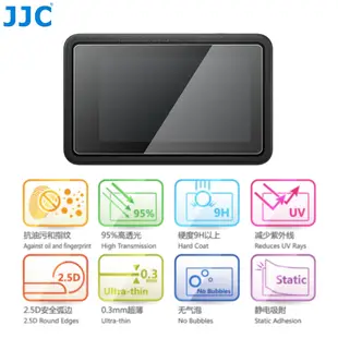 JJC 螢幕保護貼 DJI Osmo Action 4 3 大疆運動相機專用強化玻璃保護膜