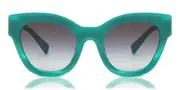Miu Miu MU01YSF Asian Fit 15H09S Women’s Sunglasses Green Size 51
