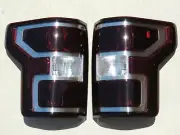 18-20 F150 Smoked Tail Lights OEM Non LED Black Tinted Halogen Ford CUSTOM (for: Ford)