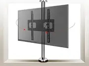 Adjustable Floor Stand TV Mount Bracket - LCD TV 360 Degree Rotating Frame, Partition Wall Rotating Rack Rotating TV Cabinet Rotating Base (Size : 86-114cm)