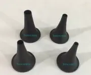 ENT SURGICAL HARTMANN PEDIATRIC EAR SPECULUM CANNULA 4 PIECES SET BLACK