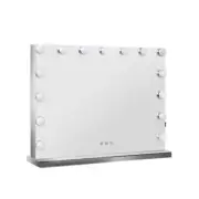 NNEDSZ Hollywood Frameless Makeup Mirror With 15 LED Lighted Vanity Beauty 58cm
