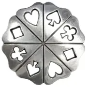 Western Equestrian Cowboy Tack (Set 6) Poker Suite Concho's