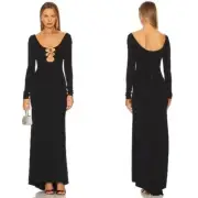 Alice + Olivia Kalena Cutout Maxi Dress Size 10