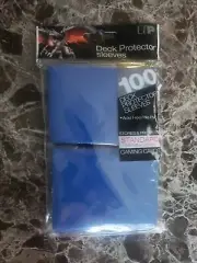 (100) *NEW* ULTRA PRO CARD SLEEVES Black Deck Protectors Magic/Pokemon/Yu-gi-oh