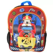 Mickey Mouse Car Molded Front Medium 14" Backpack