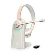 Wireless Headset, Bluetooth Headset with Microphone, AI Noise Canceling Mic &...