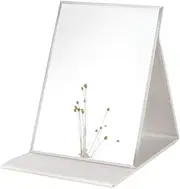 [Zcooooool] Mirror Large Portable Super HD Mirror Makeup Mirror Multi Stand Angle Hand Free/Handheld/Tabletop Foldable Mirror 10X7 Inch