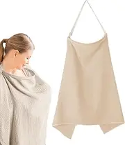 Breastfeeding Cover, Breathable Breastfeeding Cover | 360 Degree Breathable Baby Blanket and Nursing Poncho, Soft Nursing Apron for Nursing Women, Baby Shower