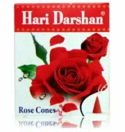 Religious Haridarshan Dhoop Incense Cones pure Natural Rose Fragrance Meditation