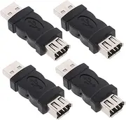Gatuida Usb-6p to USB Adapter 1394 to USB Converter 4 Pack for Digital Printer