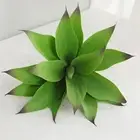 Plastic Large Agave Leaves Tropical Fake Green Plant Living Room Decor