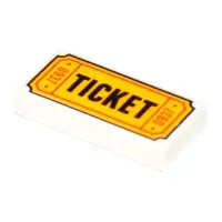 在飛比找蝦皮購物優惠-樂高 LEGO 門票 票 ticket 印刷磚（10257 
