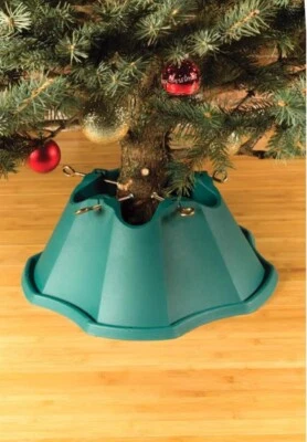 Jack Post 522-ST Large Plastic Green Real Christmas Tree Stand 10 ft.