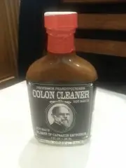 Vintage HOT SAUCE Full “COLON CLEANER” NOVELTY BOTTLE COLLECTIBLE