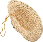 [SAFIGLE] Kids Straw Hat, Toddler Straw Hat Sun Hat Baby Beach Essentials Tea Party Hats for Girls,Boys