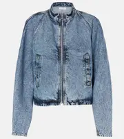 [Alaia] Alaïa Round Racing denim jacket AU 10 blue