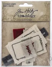 STITCHED SCRAPS IDEA 14/PKG, Us:One Size