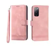 Flip Leather Wallet Case for Samsung Galaxy S20 FE - Pink