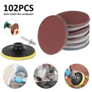 Professional 125mm 80-3000 Grit Sanding Discs Sandpaper Grinding Pad DezbT