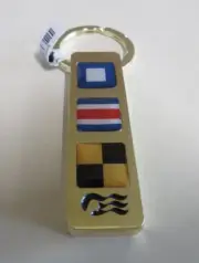 Princess Cruises Ship - Flags Keyring / Key Holder- Seawitch Logo - New with Tag