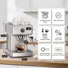 HiBREW 20Bar Semi Automatic Espresso Coffee Machine Temperature Adjustable 1,8L