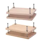 Wood Book Press Handmade Paper Press DIY Crafts 12inchx8inch Book Binding Board