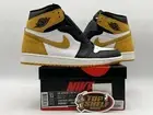 DS NEW NIKE Air Jordan 1 Retro OG High Yellow Ochre Best Hand In The Game 9.5