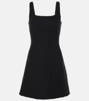 [Veronica Beard] Veronica Beard Delphine cotton-blend minidress AU 10 black