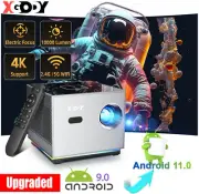 Portable LED Projector WiFi Android Home Cinema Support HD 1080P Video HiFi HDMI