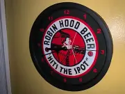 Robin Hood Beer Bar Man Cave Advertising Wall Clock Sign