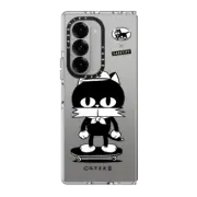 Galaxy Z Fold6 Clear Case Catsk8