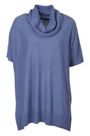 Cowl Neck Short Sleeve Pull Over--JUM-33611025A