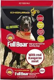 Enduro Full Boar Dog Food 20kg with Real Kangaroo Meat