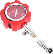 LIGHTAOTAO Heavy Duty Pressure Gauge Accurate Metal Tire Pressure Monitor for Automotive Trucks Atvs Easy Read Display Unique Design Portable Car Accessories Red