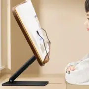 Book Stand for Reading with Page Clip Book Holder for Textbook Laptop Office