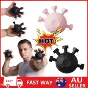 Hand Grip Strengthener Finger Exerciser Stress Relief Ball Wrist Trainer Tool AU