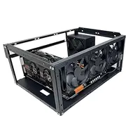 Pc Gamings Case - Cooling Master Case, Gamings Pc Case, Computer Towers Chassis | Mid-Towers Computer Case, High Efficiency Heat Dissipation Performance, Black Pc Towers Case for Gamings, Office Use