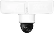 [Eufy] Security Floodlight Camera E340 Wired, Security Camera Outdoor, 360° Pan & Tilt, 24/7 Recording, 2.4G/5G Wi-Fi, 2000 LM, Motion Detection, Built-In Siren, Dual Cam, HB3 Compatible, No Monthly Fee