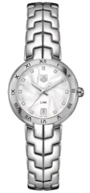 Tag Heuer Link WAT1311.BA0956 Silver Diamond Dial Ladies Stainless Steel Watch