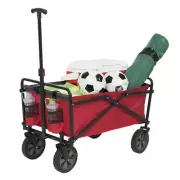 Seina SUW-300 Red Polyester Fabric Road Warrior Utility Cart 3.6 cu. ft.