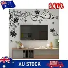 Removable Butterfly Flowers Vine Leaves Wall Sticker Vinyl Art Decal Decoration